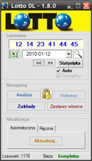 Okno głowne programu